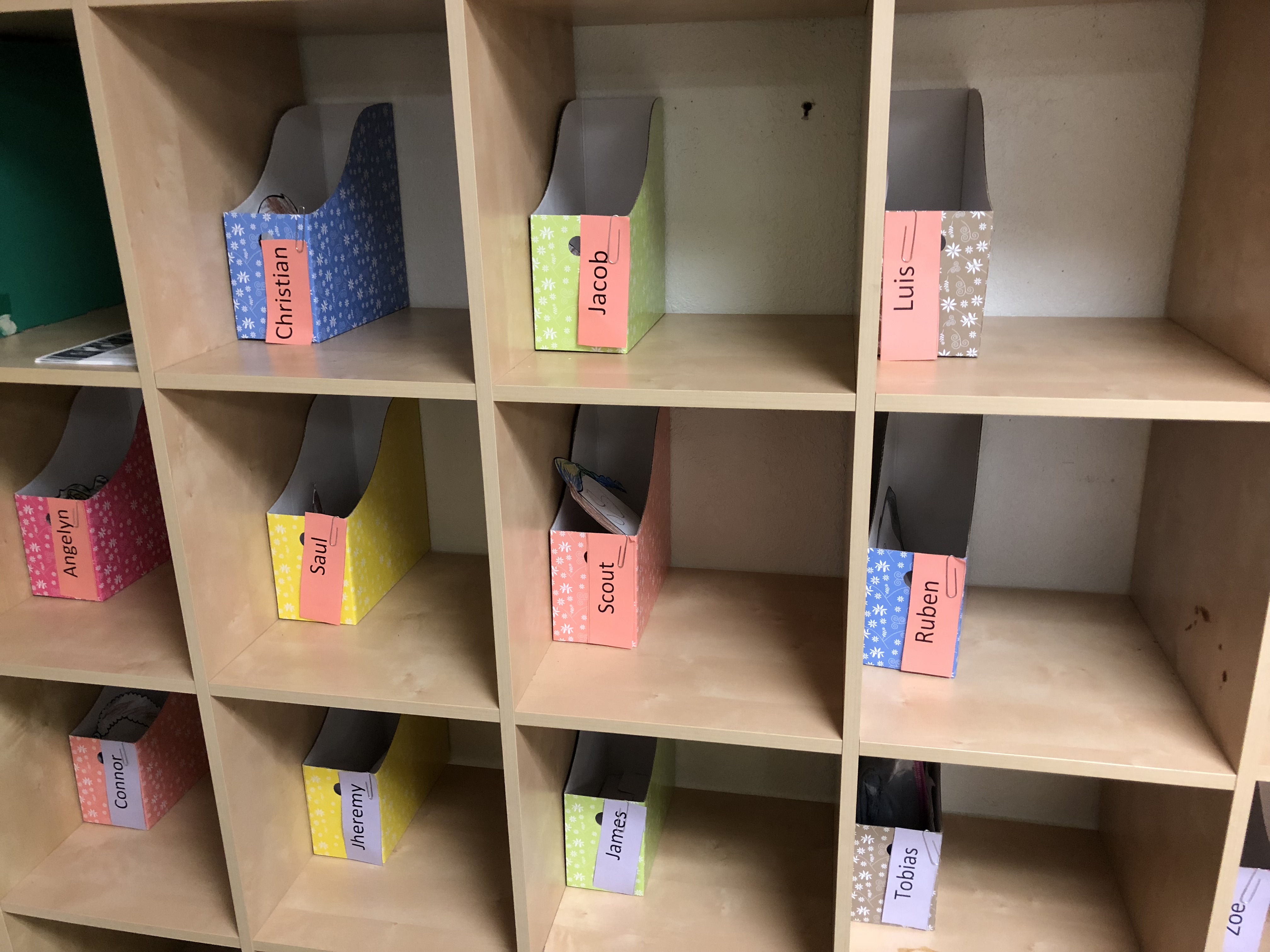 cubby files – The heart of Special Education Preschool